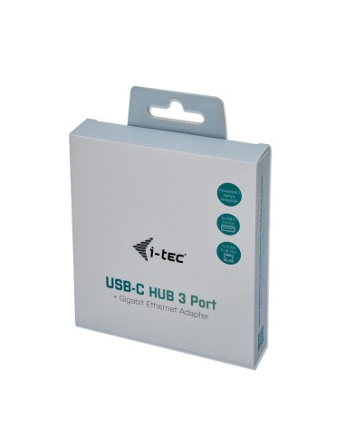i-tec Metal C31METALG3HUB hub di interfaccia USB 3.2 Gen 2 (3.1 Gen 2) Type-C 5000 Mbit s Grigio