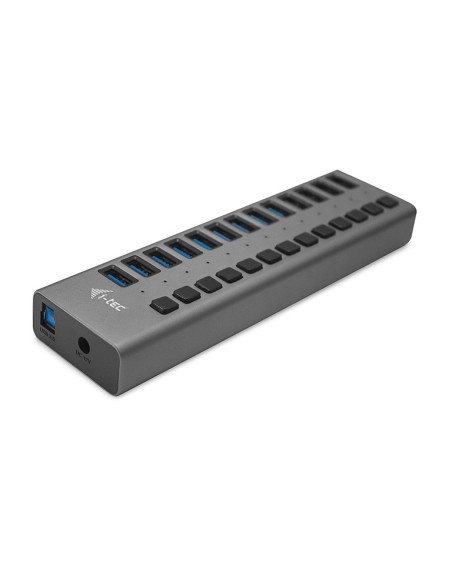 i-tec U3CHARGEHUB13 Caricabatterie per dispositivi mobili Grigio Interno