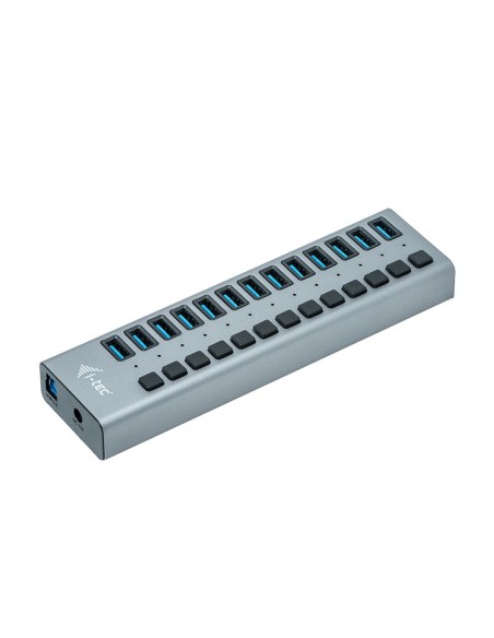 i-tec U3CHARGEHUB13 Caricabatterie per dispositivi mobili Grigio Interno
