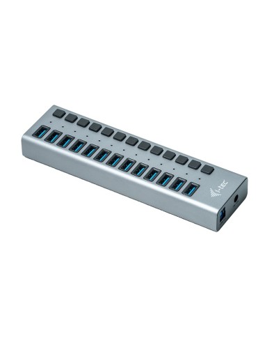 i-tec U3CHARGEHUB13 Caricabatterie per dispositivi mobili Grigio Interno