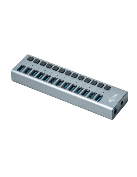i-tec U3CHARGEHUB13 Caricabatterie per dispositivi mobili Grigio Interno