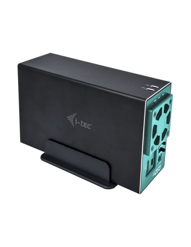 i-tec CAMYSAFEDUAL35 contenitore di unità di archiviazione Box esterno HDD Nero 3.5"