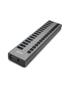 i-tec U3CHARGEHUB16 Caricabatterie per dispositivi mobili Grigio Interno