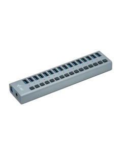 i-tec U3CHARGEHUB16 Caricabatterie per dispositivi mobili Grigio Interno 2