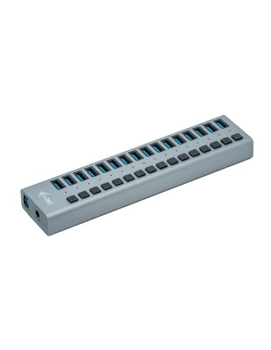 i-tec U3CHARGEHUB16 Caricabatterie per dispositivi mobili Grigio Interno
