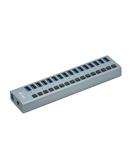 i-tec U3CHARGEHUB16 Caricabatterie per dispositivi mobili Grigio Interno