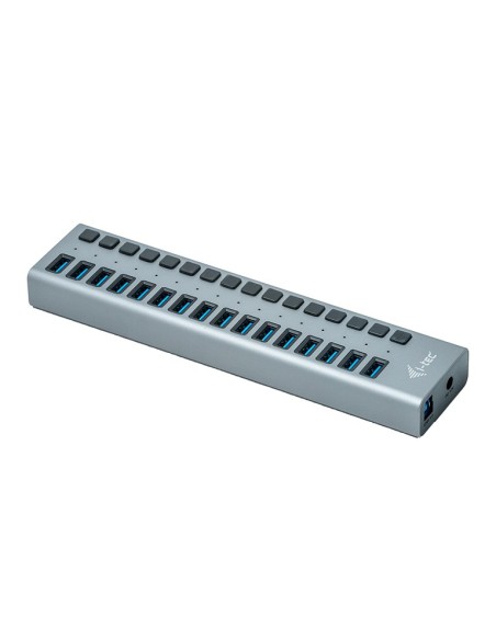 i-tec U3CHARGEHUB16 Caricabatterie per dispositivi mobili Grigio Interno