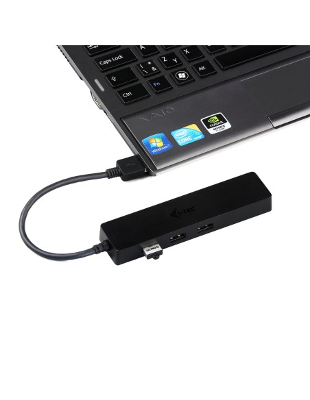 i-tec Advance U3GL3SLIM hub di interfaccia USB 3.2 Gen 1 (3.1 Gen 1) Type-A Nero
