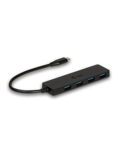 i-tec Advance C31HUB404 hub di interfaccia USB 3.2 Gen 2 (3.1 Gen 2) Type-C 5000 Mbit s Nero