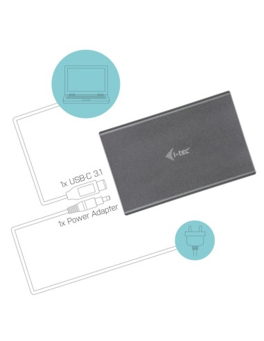 i-tec CAMYSAFEDUALM2 contenitore di unità di archiviazione Box esterno SSD Alluminio M.2