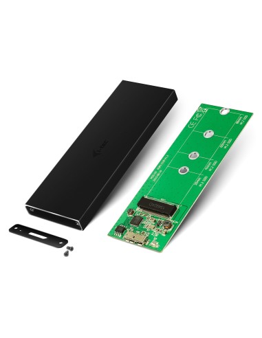 i-tec MYSAFEM2 contenitore di unità di archiviazione Box esterno SSD Nero M.2