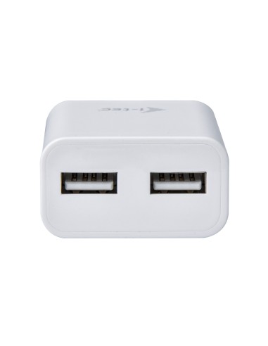 i-tec CHARGER2A4W Caricabatterie per dispositivi mobili Bianco Interno
