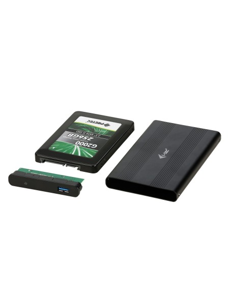 i-tec Advance MYSAFEU312 contenitore di unità di archiviazione Box esterno HDD SSD Nero 2.5"