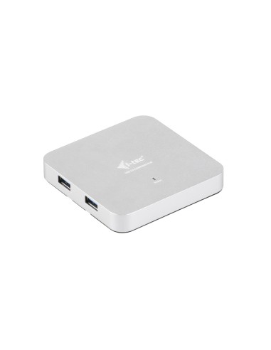 i-tec Metal U3HUBMETAL4 hub di interfaccia USB 3.2 Gen 1 (3.1 Gen 1) Type-A 5000 Mbit s Argento