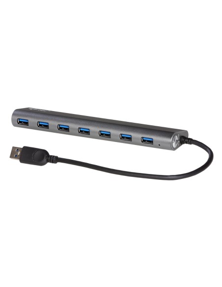 i-tec Metal U3HUB778 hub di interfaccia USB 3.2 Gen 1 (3.1 Gen 1) Type-A 5000 Mbit s Argento