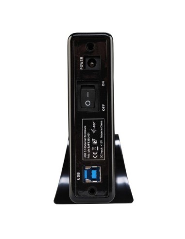 i-tec MYSAFE35U401 contenitore di unità di archiviazione Box esterno HDD Nero, Metallico 3.5"