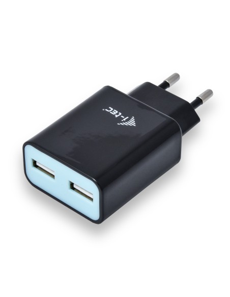 i-tec CHARGER2A4B Caricabatterie per dispositivi mobili Nero Interno
