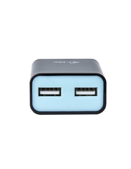 i-tec CHARGER2A4B Caricabatterie per dispositivi mobili Nero Interno