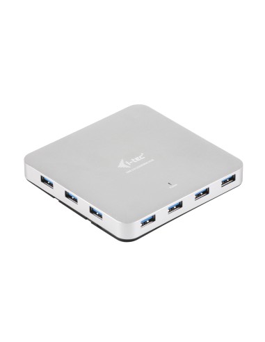 i-tec Metal U3HUBMETAL10 hub di interfaccia USB 3.2 Gen 1 (3.1 Gen 1) Type-A 5000 Mbit s Argento