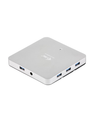 i-tec Metal U3HUBMETAL10 hub di interfaccia USB 3.2 Gen 1 (3.1 Gen 1) Type-A 5000 Mbit s Argento