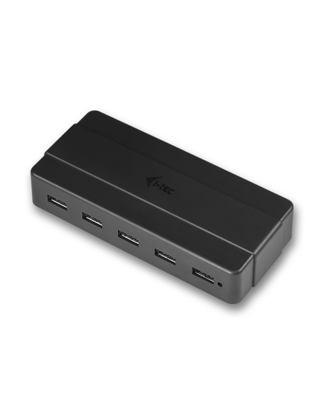 i-tec U3HUB742 hub di interfaccia USB 3.2 Gen 1 (3.1 Gen 1) Type-B 5000 Mbit s Nero