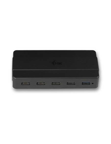 i-tec U3HUB742 hub di interfaccia USB 3.2 Gen 1 (3.1 Gen 1) Type-B 5000 Mbit s Nero