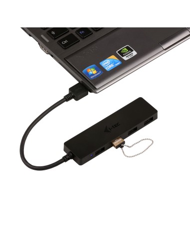 i-tec Advance U3HUB404 hub di interfaccia USB 3.2 Gen 1 (3.1 Gen 1) Type-A 5000 Mbit s Nero