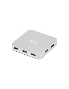 i-tec Metal U3HUBMETAL7 hub di interfaccia USB 3.2 Gen 1 (3.1 Gen 1) Type-A 5000 Mbit s Argento