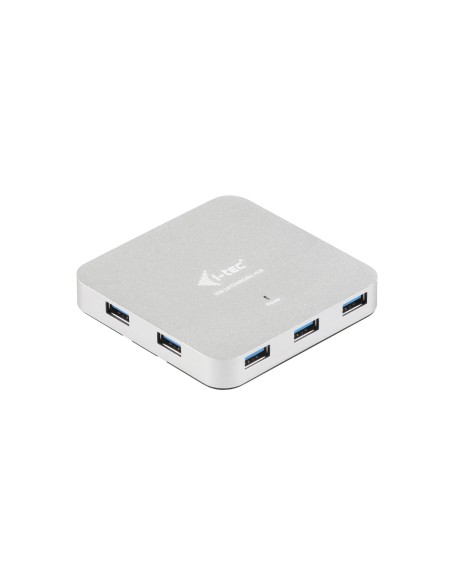 i-tec Metal U3HUBMETAL7 hub di interfaccia USB 3.2 Gen 1 (3.1 Gen 1) Type-A 5000 Mbit s Argento