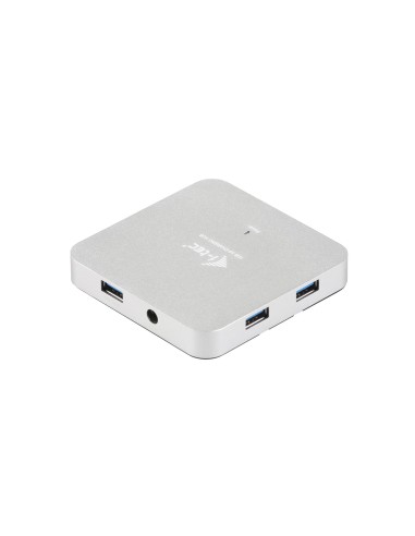 i-tec Metal U3HUBMETAL7 hub di interfaccia USB 3.2 Gen 1 (3.1 Gen 1) Type-A 5000 Mbit s Argento