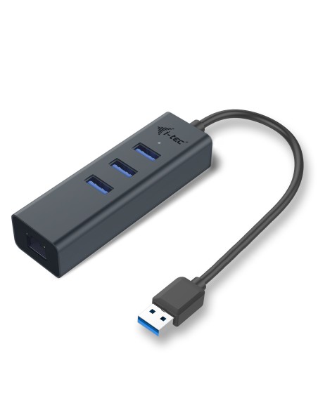 i-tec Metal U3METALG3HUB hub di interfaccia USB 3.2 Gen 1 (3.1 Gen 1) Type-A 5000 Mbit s Grigio