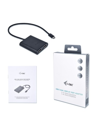 i-tec USB-C 3.1 Dual 4K DP Video Adapter