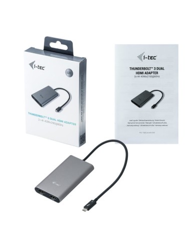 i-tec Video adattatore Thunderbolt 3 Dual HDMI