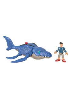 Fisher-Price Imaginext Jurassic World Camp Cretaceous Mosasaurus & Kenji