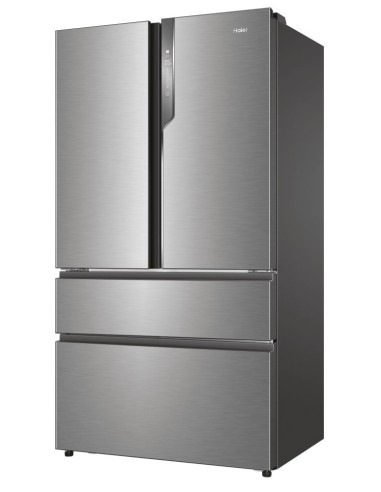 Haier FD 100 Serie 7 HB26FSSAAA frigorifero side-by-side Libera installazione 750 L E Argento, Titanio