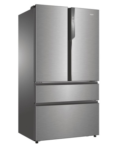 Haier FD 100 Serie 7 HB26FSSAAA frigorifero side-by-side Libera installazione 750 L E Argento, Titanio