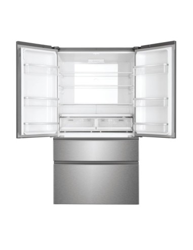 Haier FD 100 Serie 7 HB26FSSAAA frigorifero side-by-side Libera installazione 750 L E Argento, Titanio