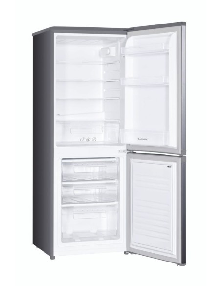 Candy CHCS 514FX frigorifero con congelatore Libera installazione 207 L F Acciaio inossidabile