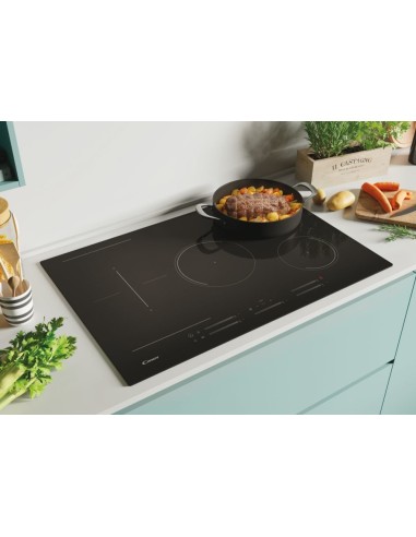 Candy CIES55MCTT Nero Da incasso 77 cm Piano cottura a induzione 5 Fornello(i)