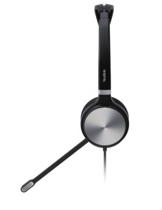 Yealink UH36 Dual Auricolare Cablato A Padiglione Ufficio USB tipo A Nero, Argento 2