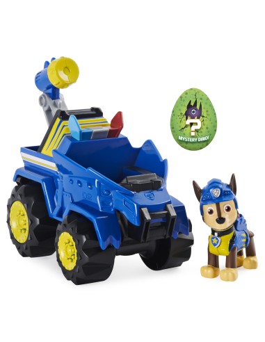 PAW Patrol , Veicolo Dino Rescue con motore a frizione e dinosauro misterioso
