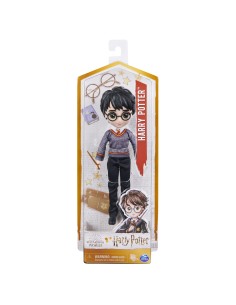 Wizarding World | Bambola articolata Harry Potter 20cm | Bacchetta e divisa di Hogwarts inclusa | Collezione Harry Potter | Per 2