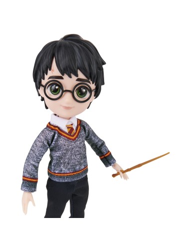 Wizarding World | Bambola articolata Harry Potter 20cm | Bacchetta e divisa di Hogwarts inclusa | Collezione Harry Potter | Per