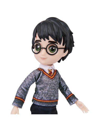 Wizarding World | Bambola articolata Harry Potter 20cm | Bacchetta e divisa di Hogwarts inclusa | Collezione Harry Potter | Per