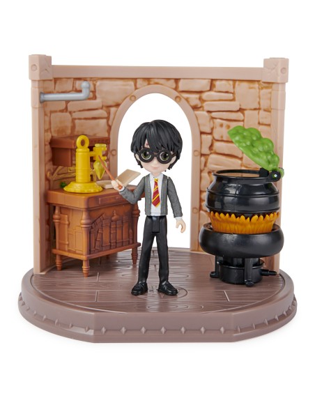 Wizarding World Classe di Pozioni con bambola esclusiva Harry Potter e accessori