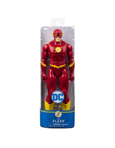 DC Comics | FLASH | Personaggio Flash 30 cm | Personaggio 30 cm con decorazioni originali e 11 punti di articolazione -