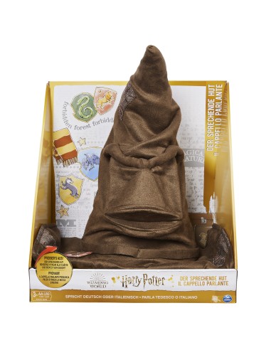 Wizarding World | Cappello Parlante Interattivo di Harry Potter | Voce originale dei film di Harry Potter | 15 frasi in
