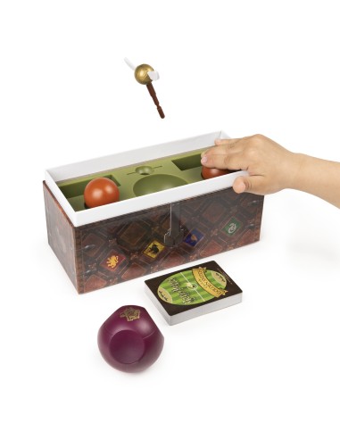 Wizarding World Harry Potter Caccia al Boccino d'oro, gioco di Quidditch da tavola per streghe, maghi e Babbani