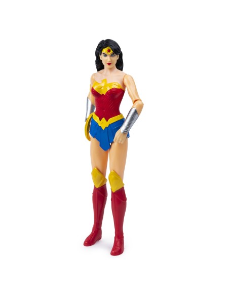 DC Comics , WONDER WOMAN, Personaggio WONDER WOMAN 30 cm, Personaggio in scala 30 cm con decorazioni originali e 11 punti di