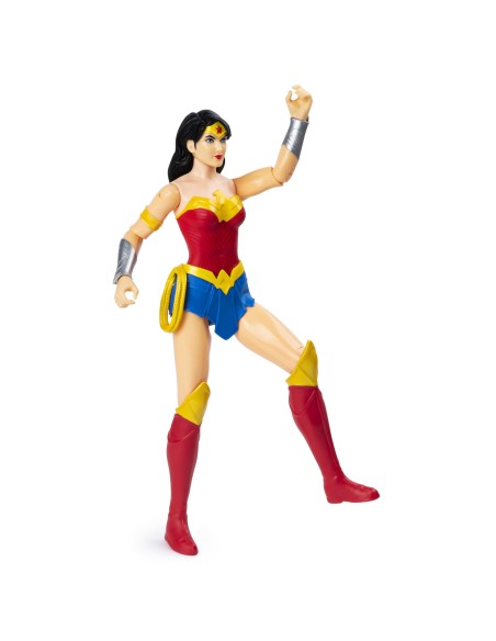DC Comics , WONDER WOMAN, Personaggio WONDER WOMAN 30 cm, Personaggio in scala 30 cm con decorazioni originali e 11 punti di